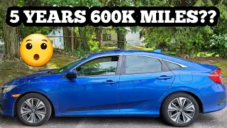 MY 2017 Honda has OVER 500,000 MILES: Whats the cost to drive The MOST RELIABLE USED CAR 100k miles?