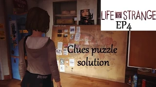 Life is Strange Ep4 - Clues puzzle solution