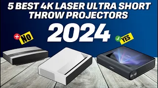 5 Best 4K Laser Ultra Short Throw Projectors 2024 | Top Rated Projectors | Best Home Projectors