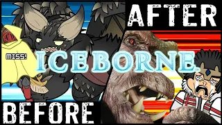 MHWorld Shots: Before and After Iceborne (Monster Hunter World Iceborne experience)