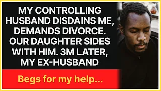 My controlling husband disdains me, demands divorce. our Daughter sides with him.