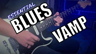 Essential Blues Vamp || Sexy Guitar Backing Track (A)