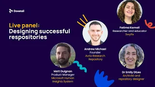 Expert panel: Designing successful repositories