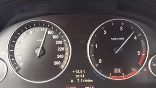 BMW F11 520d 184KM 2012 0-200km/h Acceleration German Autobahn