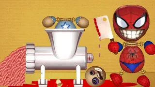 The Meat Grinder Vs Spider Buddy - Kick The Buddy