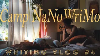 5k word day and making camp NaNoWriMo progress! | productive writing vlog