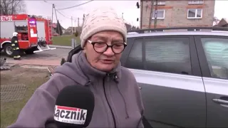 leżałam na łóżku i słyszałam trzask