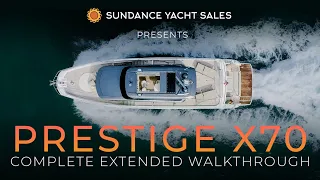 NEW Prestige X70 | Complete Walkthrough | Sundance Yachts Virtual Boat Show Series