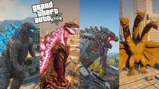 Most Powerful Godzilla and Kaiju GTA V Mods