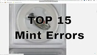 Top 15 Mint Errors Number 1 Is A NEW ERROR! - These Are the Most Valuable And Odd Mint Errors