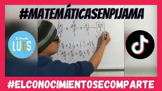 ⚡Operaciones con FRACCIONES⚡ [Suma, Resta, Multiplicación y División] TikTok Live Clase COMPLETA 😎