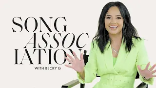 Becky G Sings Justin Bieber, Michael Bublé and Jay Sean in a Game of #SongAssociation | ELLE