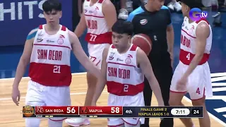 Jacob Cortez got back to his groove and dropped 21 points and 9 rebounds to help San Beda