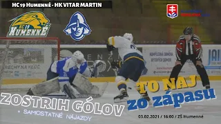 Zostrih gólov (To Naj) zo zápasu HC 19 Humenné - HK Vitar Martin