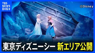 東京ディズニーシー新エリア「ファンタジースプリングス」公開　3つのディズニー映画を題材　来月6日オープン｜TBS NEWS DIG