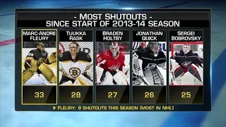 NHL Tonight:  Fleury discussion:  How Fleury maintains success with Golden Knights  Mar 4,  2019