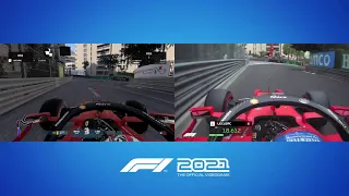 Charles Leclerc's Onboard Pole Lap Monaco 2021 | F1 2021 Game Comparison