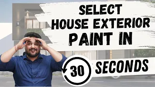 Choose House Exterior Paint Colour in 30 seconds | House Exterior Designs & Colour combination 2023