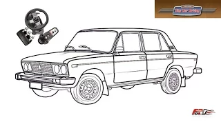 VAZ-2101 "Zhiguli" and VAZ 2106 Lada - Soviet legend test drive and review City Car Driving ARCHIVE