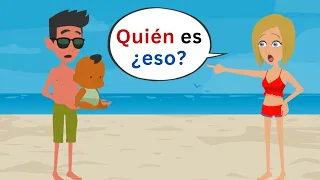 ¡Martin se ha equivocado de bebé!- Spanish short Story with Subtitles