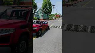 Cars vs Big Speed Bumps - BeamNG.drive