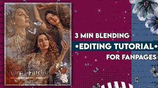 3 min. Blending Editing Tutorial🌸  || using Picsart