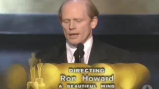 Ron Howard Wins Best Directing: 2002 Oscars