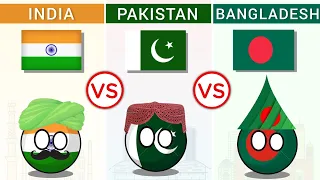 India vs Pakistan vs Bangladesh - Country Comparison 2023