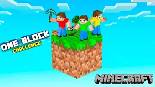 BITTA KATAKDAN TO QASRGACHA CHALLENGE! ONE BLOCK (Minecraft)