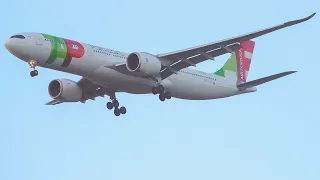 [4K] S.L. Benfica Land at Glasgow Airport Onboard TAP Air Portugal A330NEO | March 2024