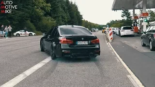 BMW M3 F80 w/ Capristo Exhaust LOUD revs, drag races & burnouts!