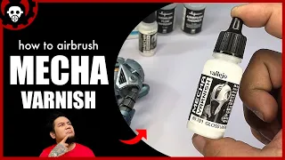 HOW to airbrush Vallejo Mecha Varnish | 2021