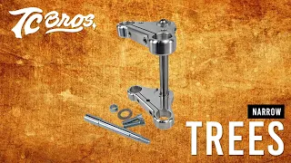 TC Bros. 39mm Extra Narrow Triple Trees For Harley Davidson® Motorcycles