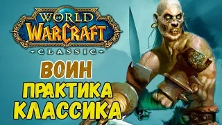 World of warcraft classic ( WOW ) стрим #3 . Прокачка pve прот warrior ( воин ) 1-60 Практика