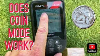 Does the Coin Mode Work on the Nokta Simplex Ultra?