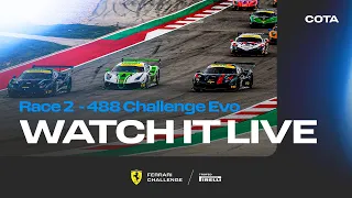 Ferrari Challenge North America - COTA, Race 2 - 488 Challenge Evo