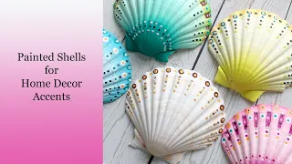 Simple technique for painting Scallop Shells