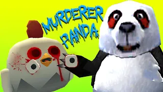 Killer Panda Murdered Baby Chicken | Chicken Gun