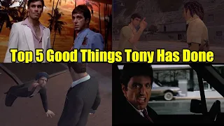 Top 5 Good And Honorable Things Tony Montana Did-  Scarface Lore Explained