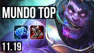 DR. MUNDO vs SINGED (TOP) | 8/0/1, 6 solo kills, Legendary | NA Diamond | v11.19