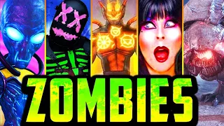 All IW ZOMBIES EASTER EGGS!! (Super Easter Egg Speedrun!!) [Call of Duty: Infinite Warfare Zombies]