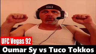 UFC Vegas 92: Oumar Sy vs Tuco Tokkos REACTION