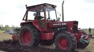 Volvo 2654 Ploughing the field w/ 3-Furrow Fraugde Plough | PURE SOUND | DK Agri