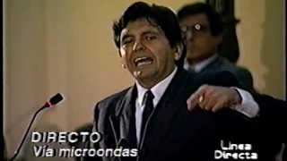 Defensa de Alan García en el Senado 1991