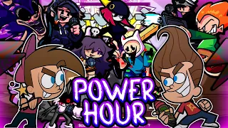 Power Hour but Every Turn a Different Character Sings 🎶⚡ (FNF Jimmy Timmy Everyone Sings It)