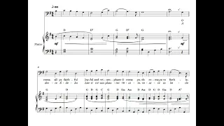 Adeste Fideles (O come, all ye faithful) - Christmas Carol - Sheet music - Melody(bass clef)/piano