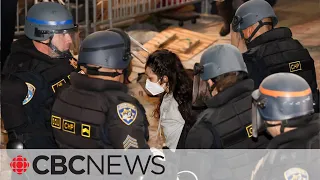 Police moving in on UCLA pro-Palestinian encampment