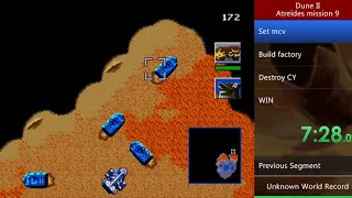 Dune 2 (Sega) IL Speedrun - Atreides mission 9 in 33:29.55