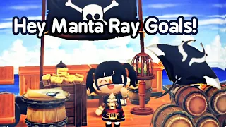Hey Manta Ray Goals! Playthrough(Montage) // Animal Crossing Pocket Camp
