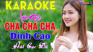 Karaoke Liên Khúc Cha Cha Cha Đỉnh Cao, Càng Hát Càng Mê || Tone Nam Nhạc Sống || Karaoke Đại Nghiệp